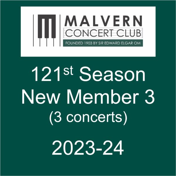 Malvern Concert Club Membership 23-24 New Member 3 concerts